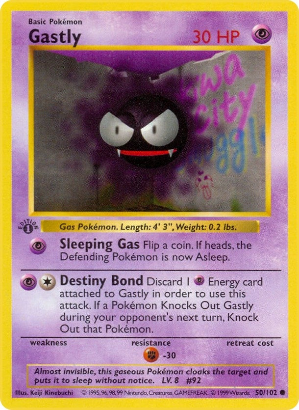 Image for Gastly (050/102) [Base Set (Shadowless)]