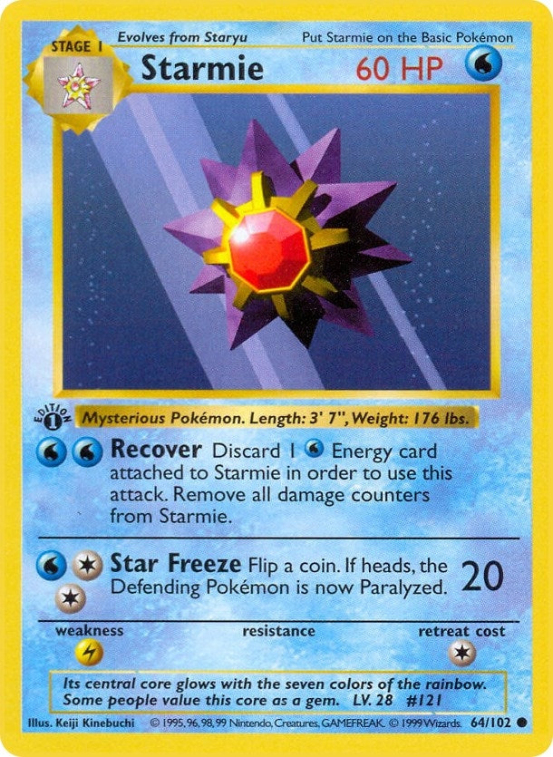 Image for Starmie (064/102) [Base Set (Shadowless)]