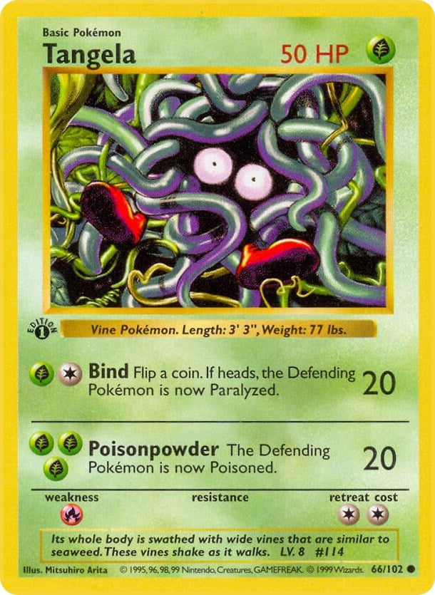 Image for Tangela (066/102) [Base Set (Shadowless)]