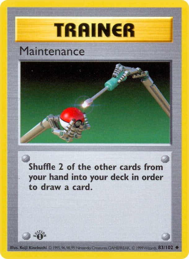 Image for Maintenance (083/102) [Base Set (Shadowless)]