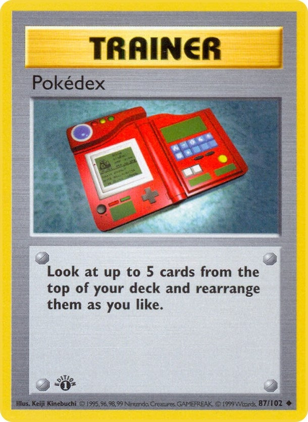 Image for Pokedex (087/102) [Base Set (Shadowless)]