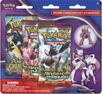 BREAKthrough Three Pack Pin Blisters [Mega Mewtwo X] [XY - BREAKthrough]
