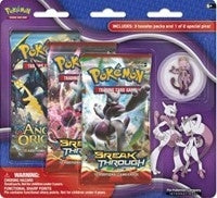 BREAKthrough Three Pack Pin Blisters [Mega Mewtwo Y] [XY - BREAKthrough]