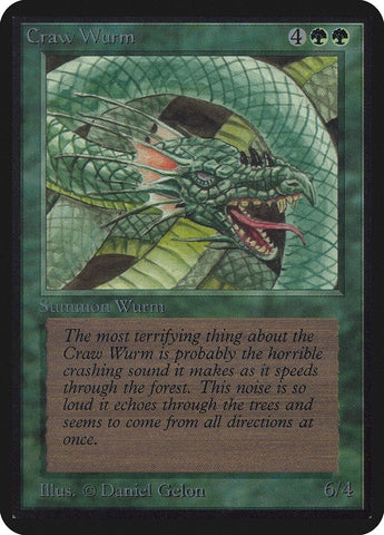 Image for Craw Wurm [Alpha Edition]