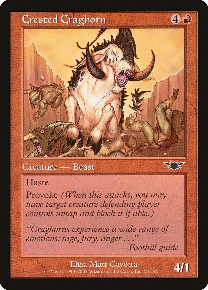 Image for Crested Craghorn (91) [Legions]