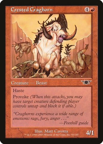 Image for Crested Craghorn (91) [Legions]