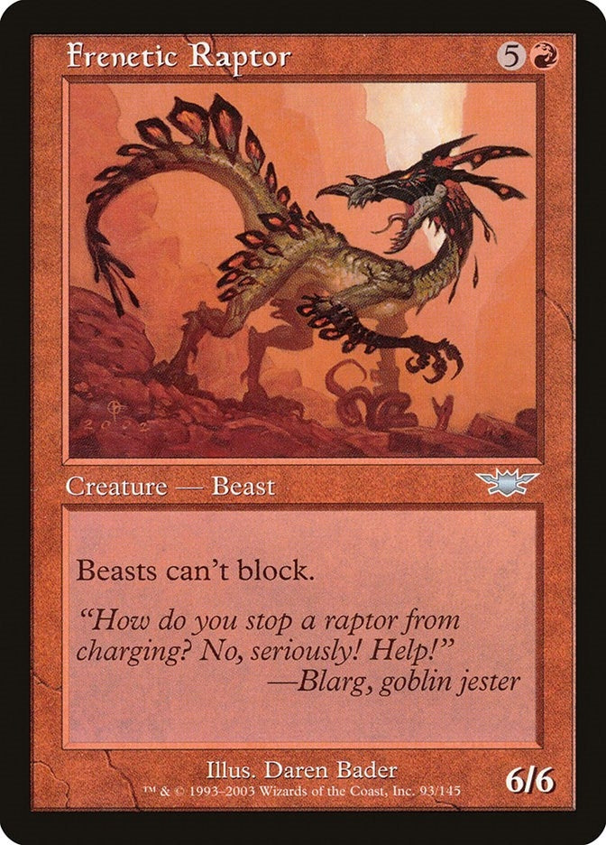 Image for Frenetic Raptor (93) [Legions]