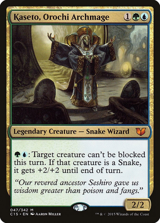 Image for Kaseto, Orochi Archmage (47) [Commander 2015]