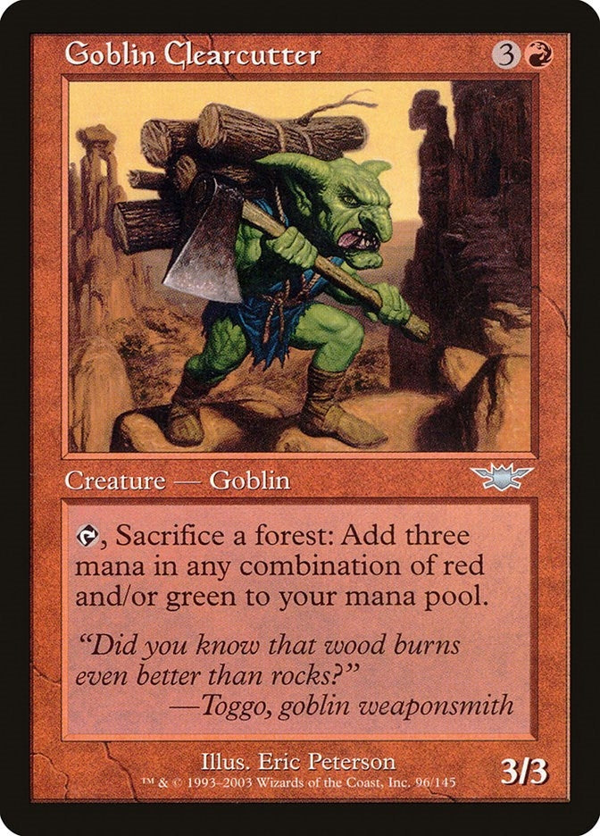 Image for Goblin Clearcutter (96) [Legions]