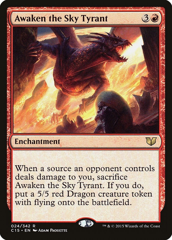 Image for Awaken the Sky Tyrant (24) [Commander 2015]