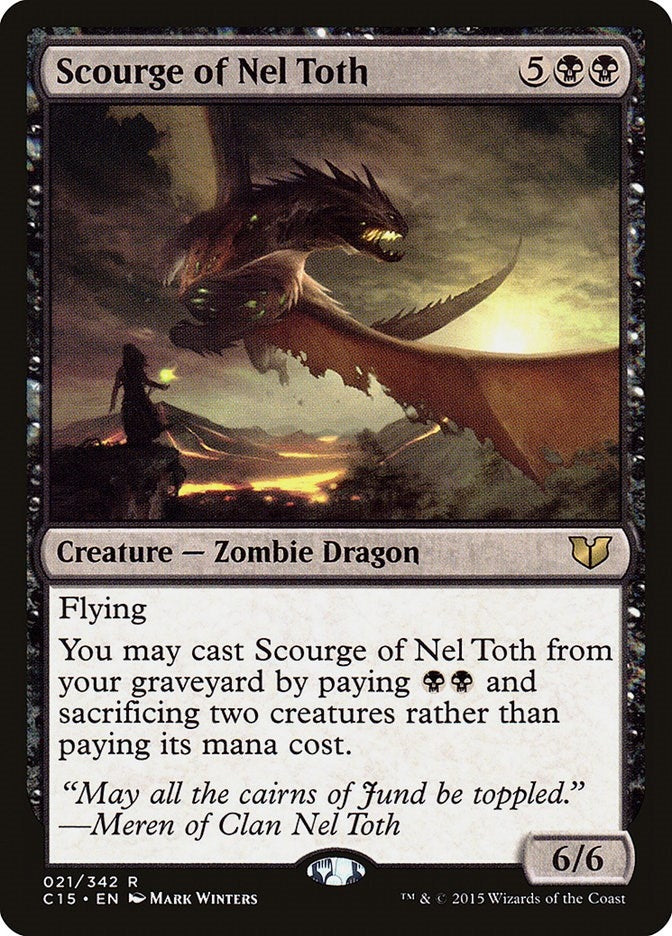 Image for Scourge of Nel Toth (21) [Commander 2015]