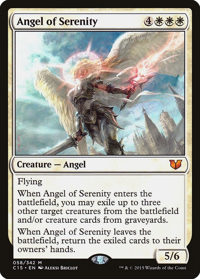 Image for Angel of Serenity (58) [Commander 2015]
