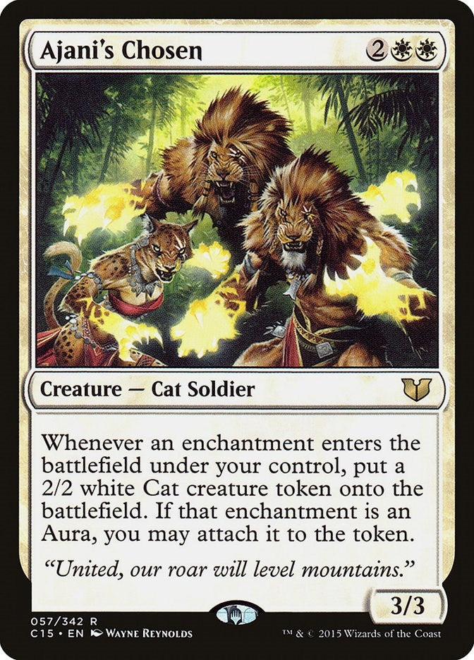 Image for Ajani's Chosen (57) [Commander 2015]