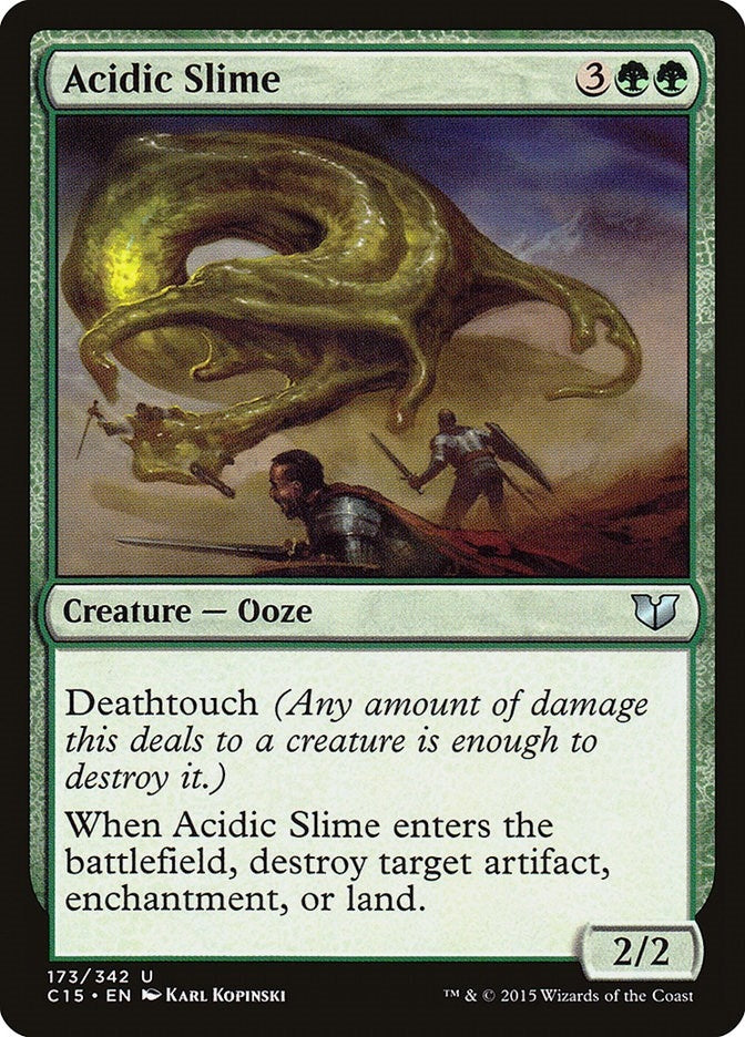 Image for Acidic Slime (173) [Commander 2015]