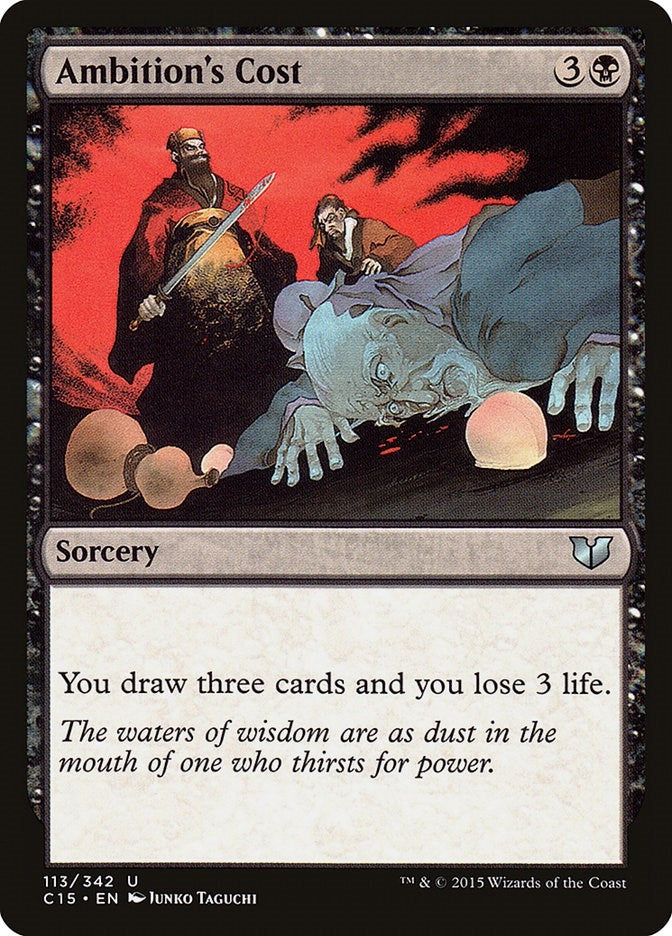 Image for Ambition's Cost (113) [Commander 2015]