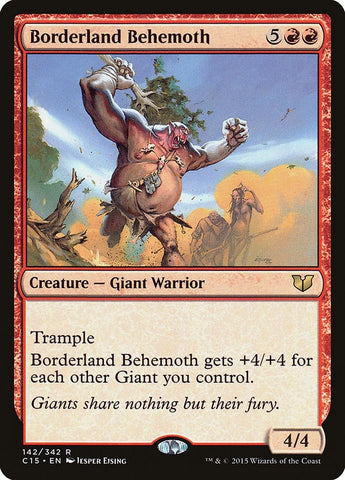 Image for Borderland Behemoth (142) [Commander 2015]