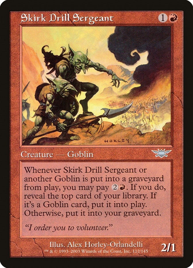 Image for Skirk Drill Sergeant (112) [Legions]