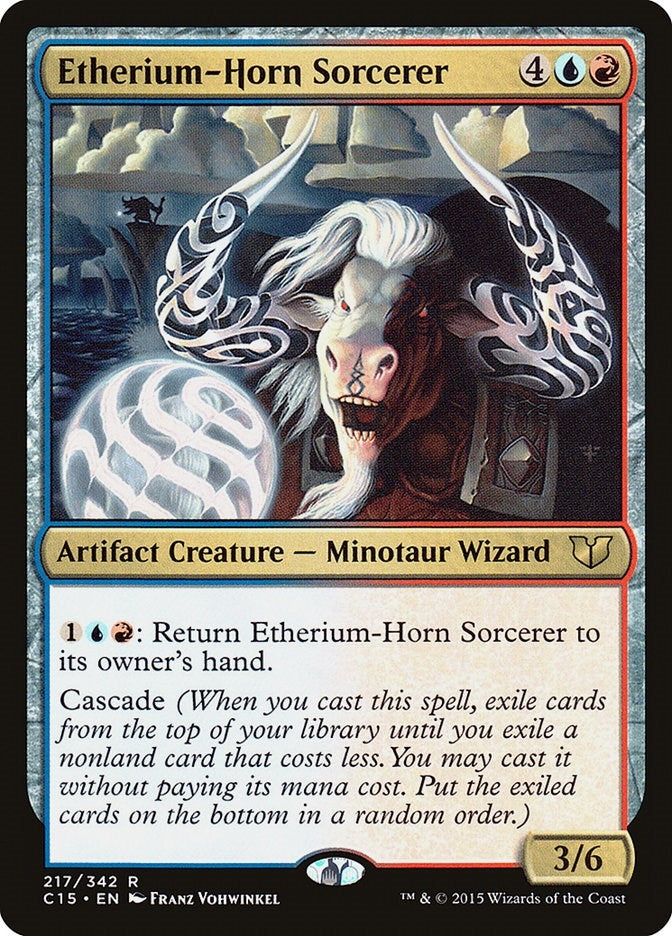 Image for Etherium-Horn Sorcerer (217) [Commander 2015]