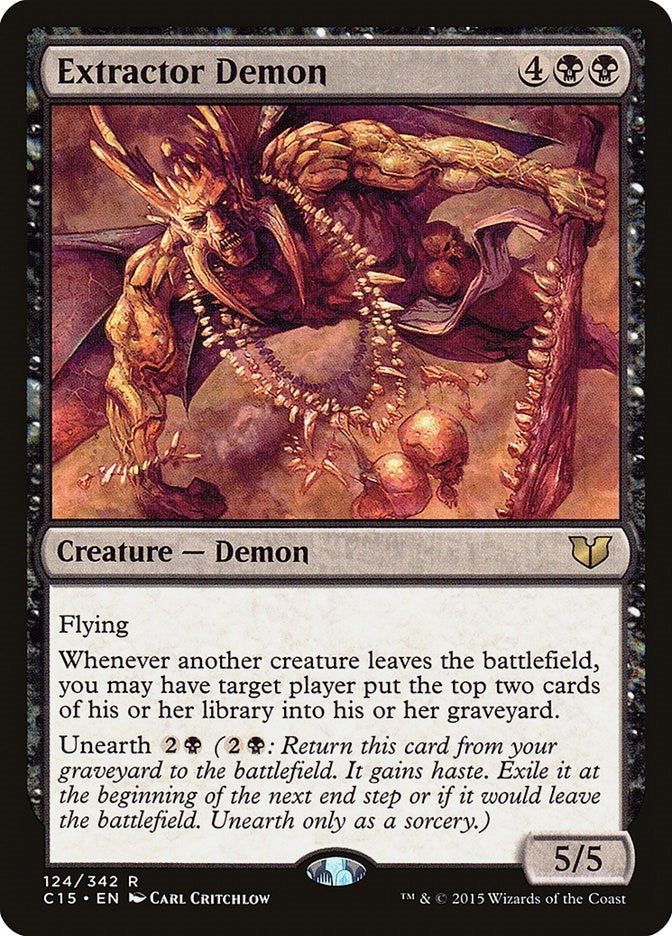 Image for Extractor Demon (124) [Commander 2015]