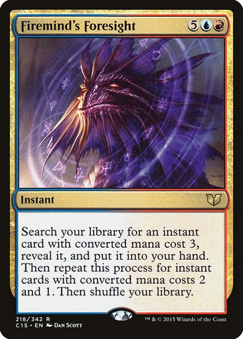 Image for Firemind's Foresight (218) [Commander 2015]
