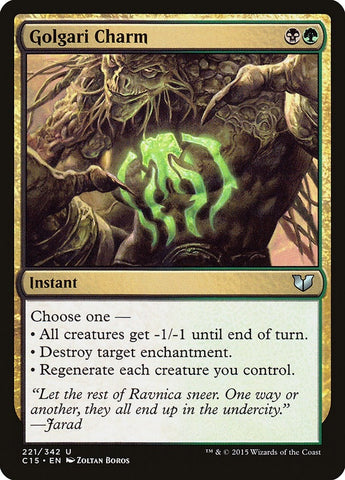 Image for Golgari Charm (221) [Commander 2015]