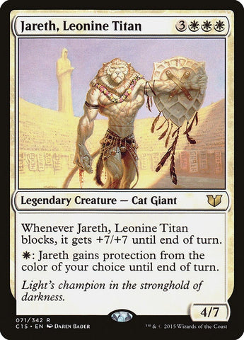 Image for Jareth, Leonine Titan (71) [Commander 2015]