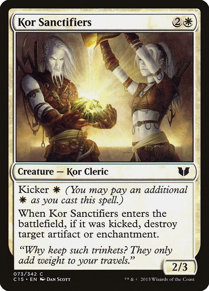 Image for Kor Sanctifiers (73) [Commander 2015]