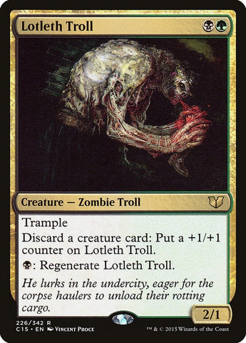 Image for Lotleth Troll (226) [Commander 2015]
