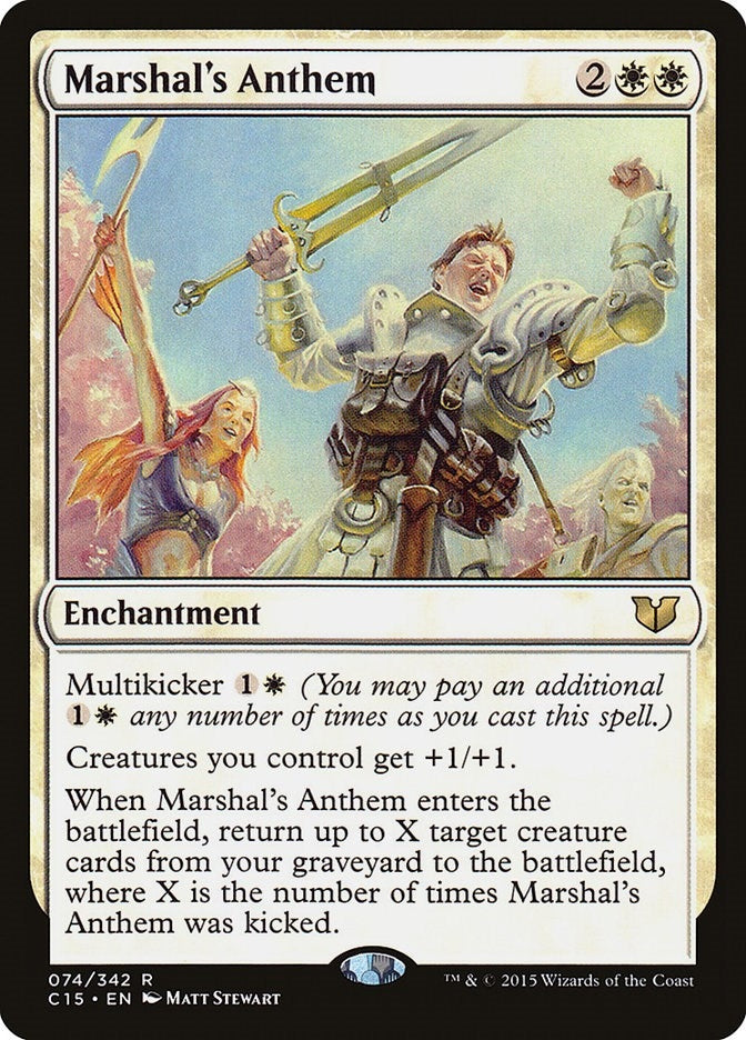 Image for Marshal's Anthem (74) [Commander 2015]