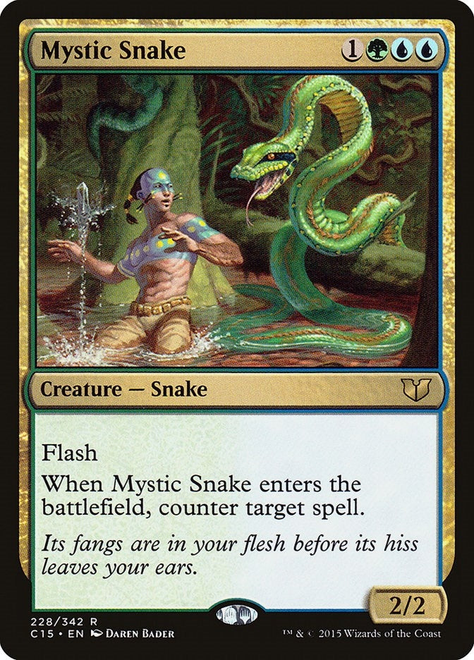 Image for Mystic Snake (228) [Commander 2015]