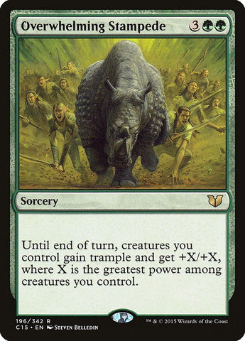 Image for Overwhelming Stampede (196) [Commander 2015]