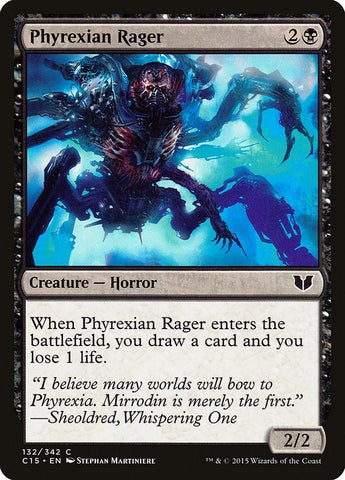 Image for Phyrexian Rager (132) [Commander 2015]