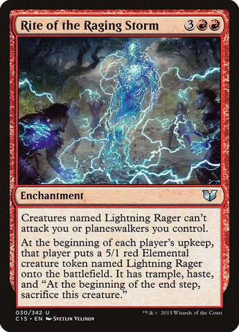 Image for Rite of the Raging Storm (30) [Commander 2015]