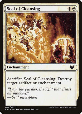 Image for Seal of Cleansing (79) [Commander 2015]