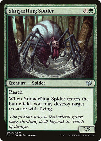 Image for Stingerfling Spider (203) [Commander 2015]