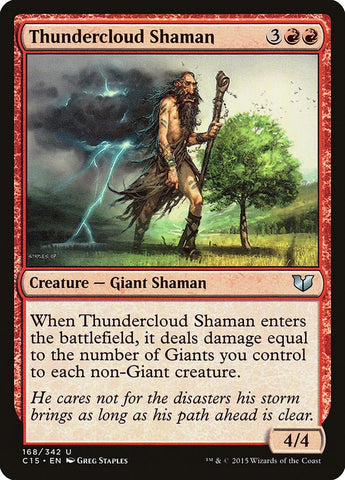 Image for Thundercloud Shaman (168) [Commander 2015]