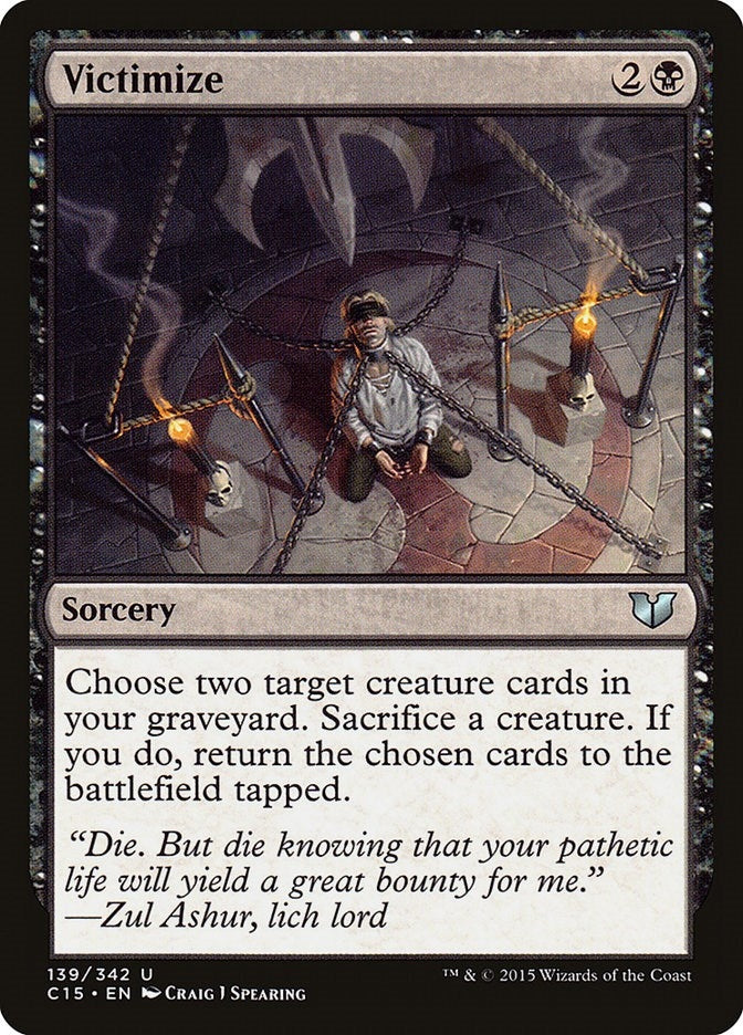 Image for Victimize (139) [Commander 2015]
