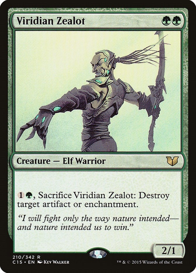 Image for Viridian Zealot (210) [Commander 2015]