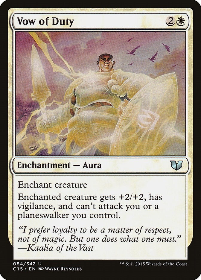 Image for Vow of Duty (84) [Commander 2015]