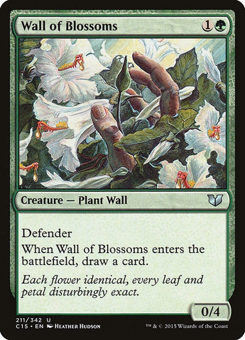 Image for Wall of Blossoms (211) [Commander 2015]