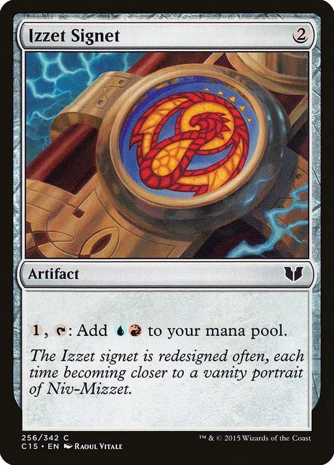Image for Izzet Signet (256) [Commander 2015]