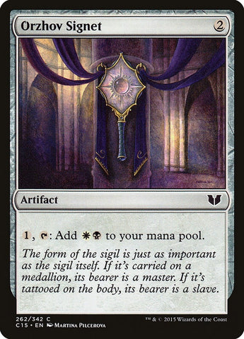Image for Orzhov Signet (262) [Commander 2015]