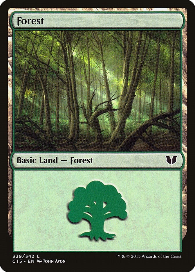Image for Forest (339) (339) [Commander 2015]