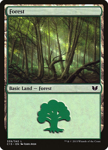 Image for Forest (339) (339) [Commander 2015]
