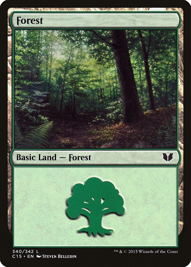 Image for Forest (340) (340) [Commander 2015]