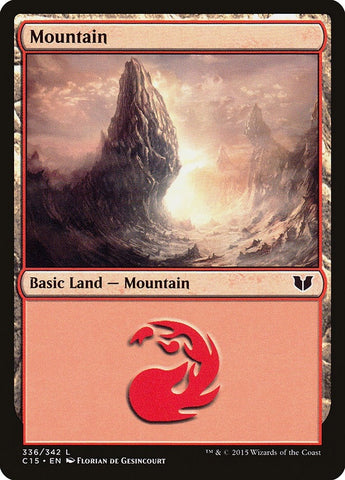 Image for Mountain (336) (336) [Commander 2015]
