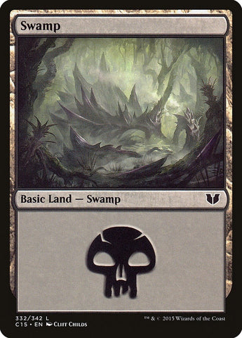 Image for Swamp (332) (332) [Commander 2015]