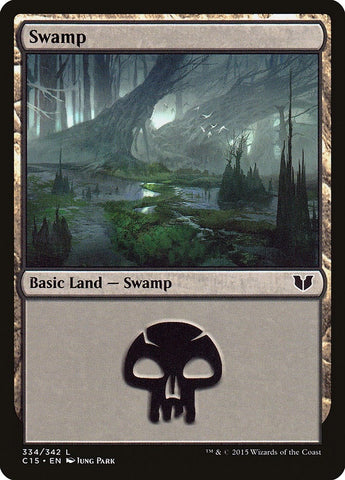 Image for Swamp (334) (334) [Commander 2015]