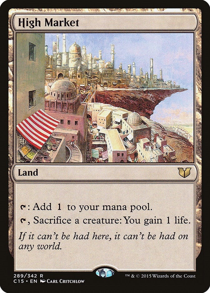 Image for High Market (289) [Commander 2015]