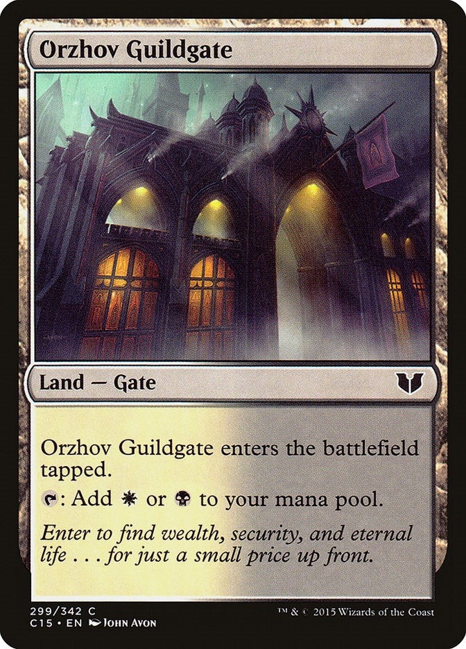 Image for Orzhov Guildgate (299) [Commander 2015]